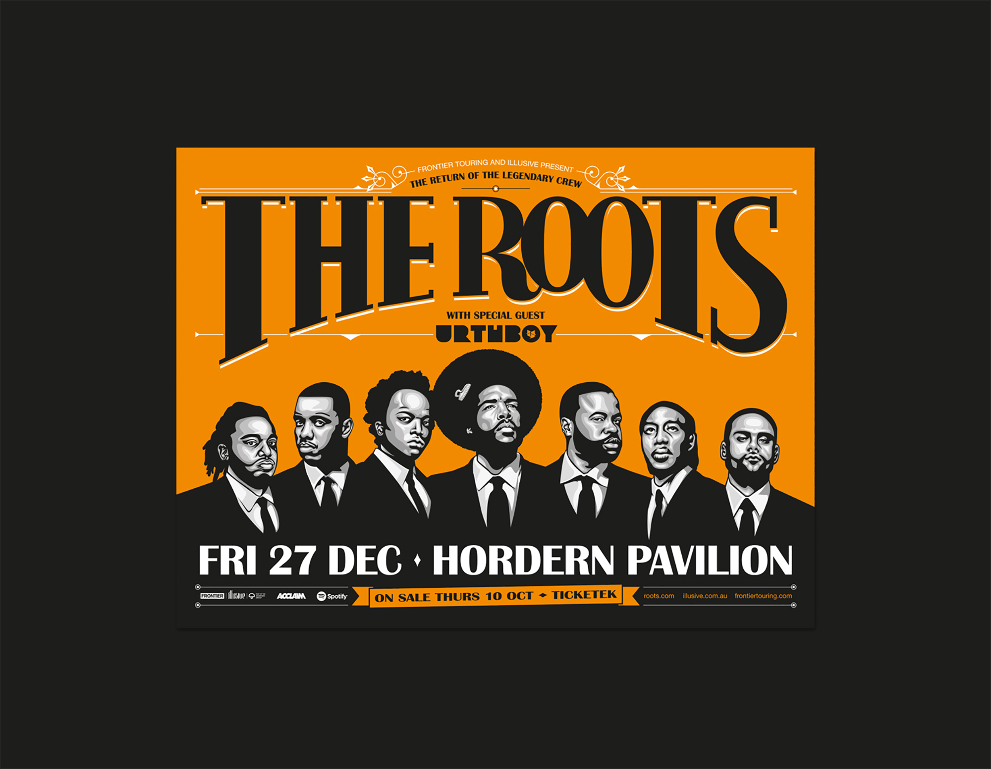 the roots tour poster